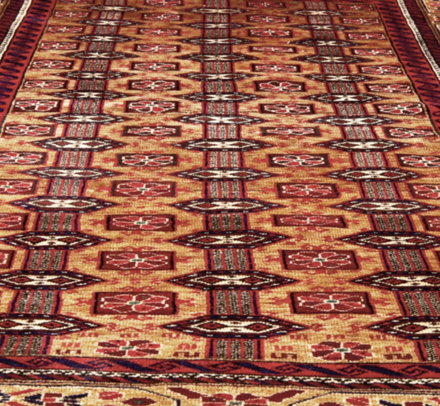 Persian Baluchi Carpet - Handmade Rug - 105 x 204cm