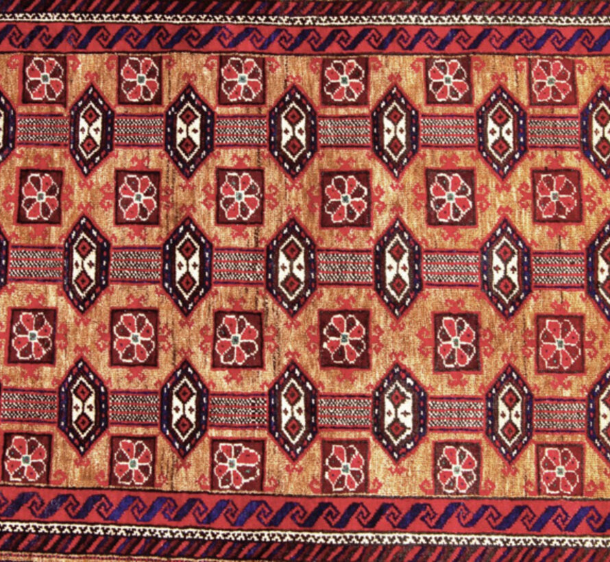 Perzisch Baluchi Tapijt - Handgemaakt Vloerkleed - 105 x 204cm