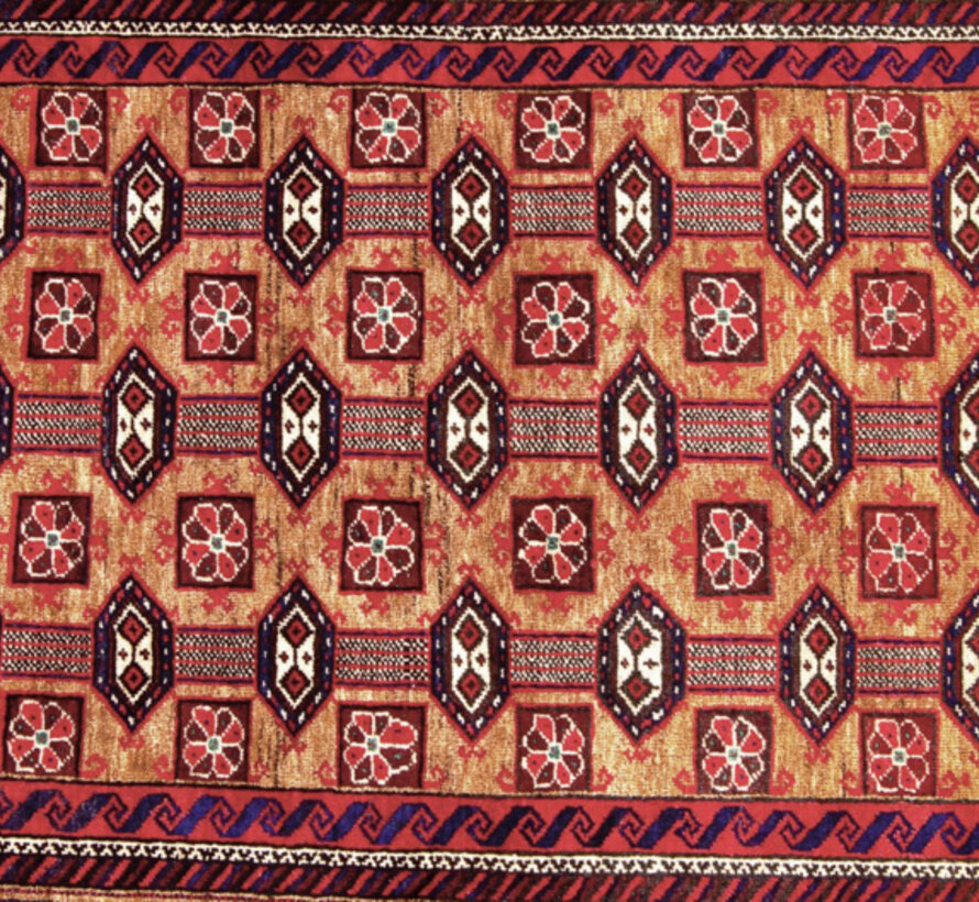 Tapis persan Baluchi - Tapis fait main - 105 x 204cm