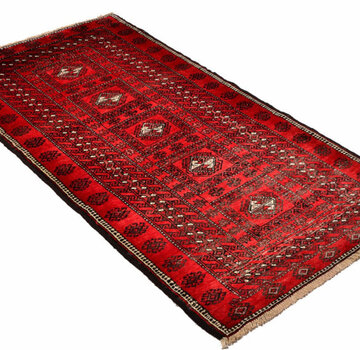 Koning Bamboe Tapis Persan Baloutche - Fait main - 100 x 188cm