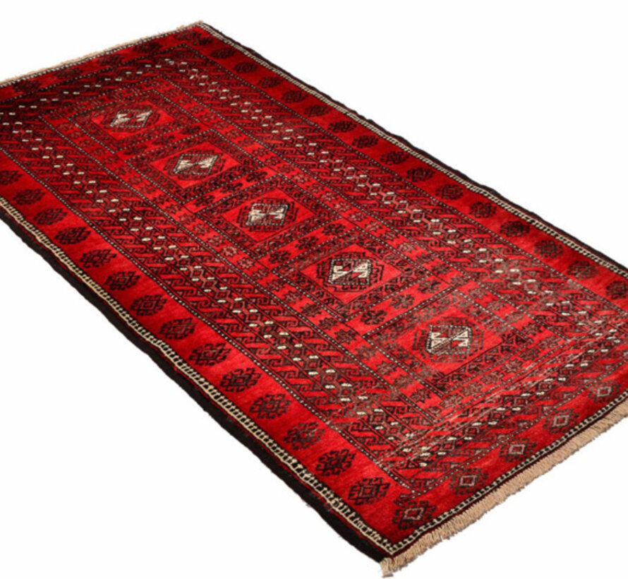 Persian Baluchi Carpet - Handmade - 100 x 188cm