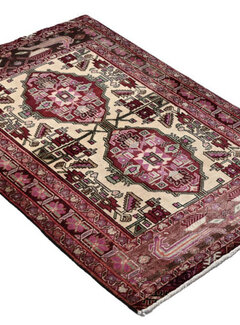 Koning Bamboe Persian Baluchi Handmade Carpet - Rug - 94 x 135cm