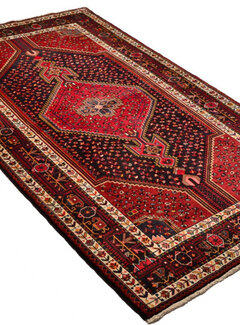 Koning Bamboe Persian Hamedan Carpet - Handmade - 145 x 245cm