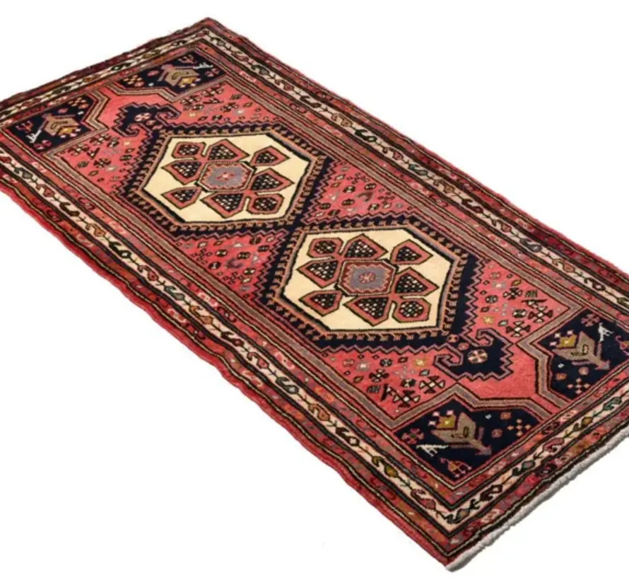 Perzisch Hamedan Handgemaakt Tapijt - Vloerkleed - 77 x 150cm