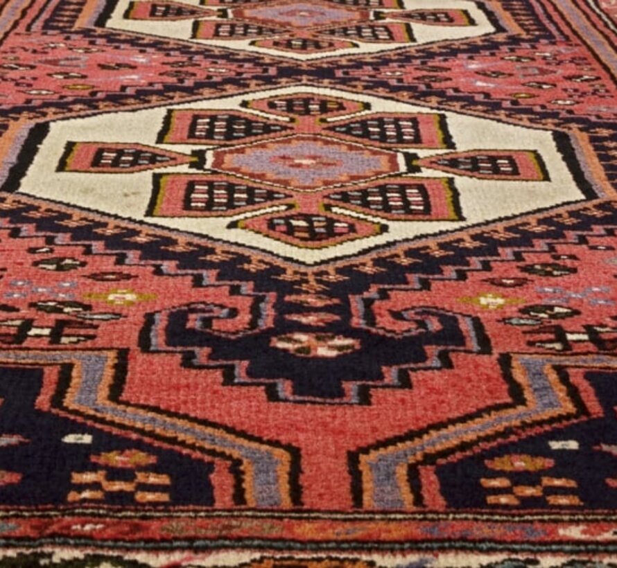 Tapis persan Hamedan fait à la main - Tapis - 77 x 150 cm