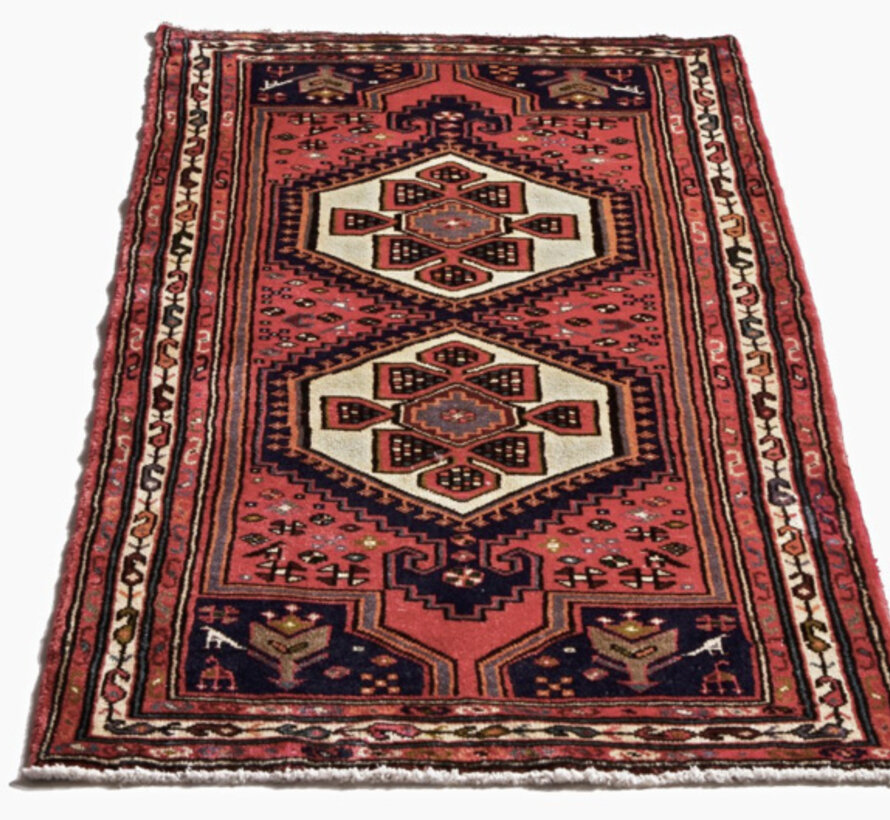 Persian Hamedan Handmade Carpet - Rug - 77 x 150cm