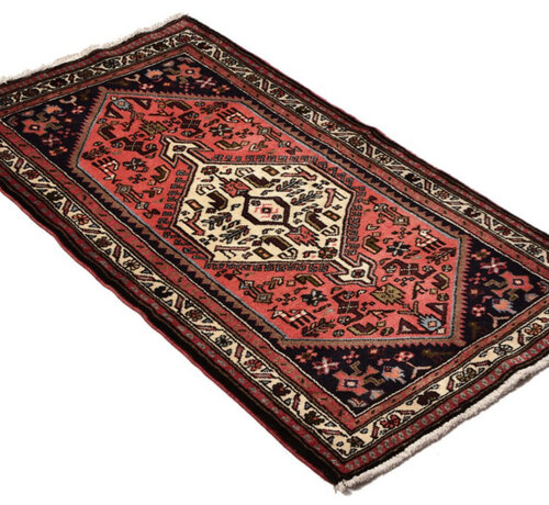 Koning Bamboe Perzisch Hamedan Tapijt - Vloerkleed - 72 x 125cm