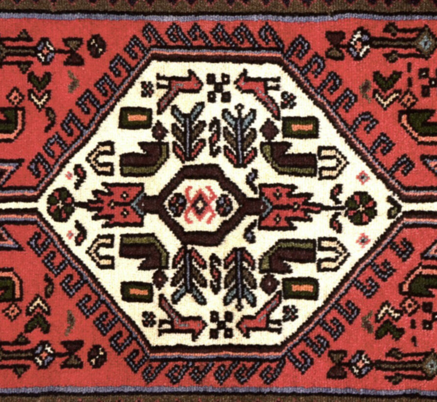 Persian Hamedan Carpet - Rug - 72 x 125cm