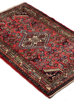 Koning Bamboe Persian Hamedan Carpet - Handmade - 81 x 120cm