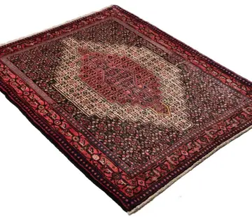 Koning Bamboe Persian Kurdish Carpet - Rug - 124 x 149cm