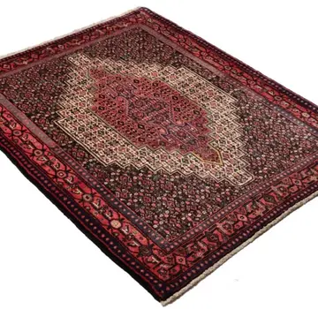 Koning Bamboe Persian Kurdish Carpet - Rug - 124 x 149cm