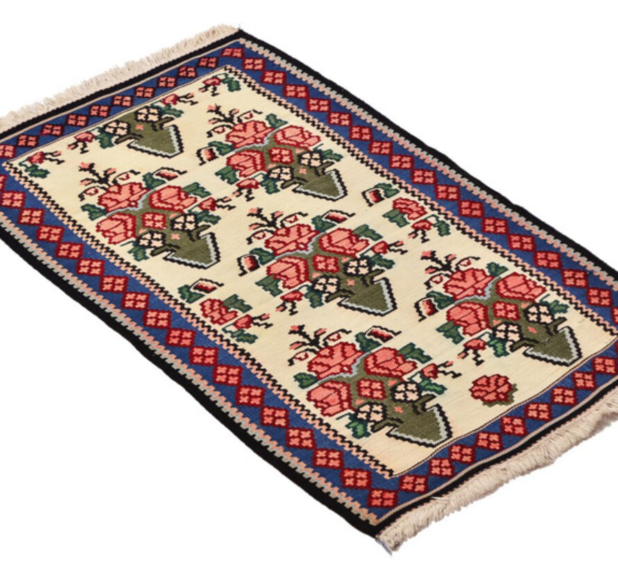 Persian Kurdish Carpet - Handmade - 52 x 82cm