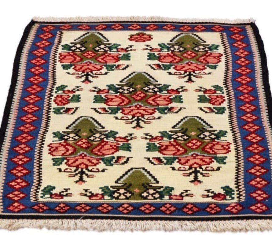 Persian Kurdish Carpet - Handmade - 52 x 82cm