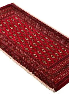 Koning Bamboe Persian Turkmen Handmade Carpet - Rug - 94 x 135cm