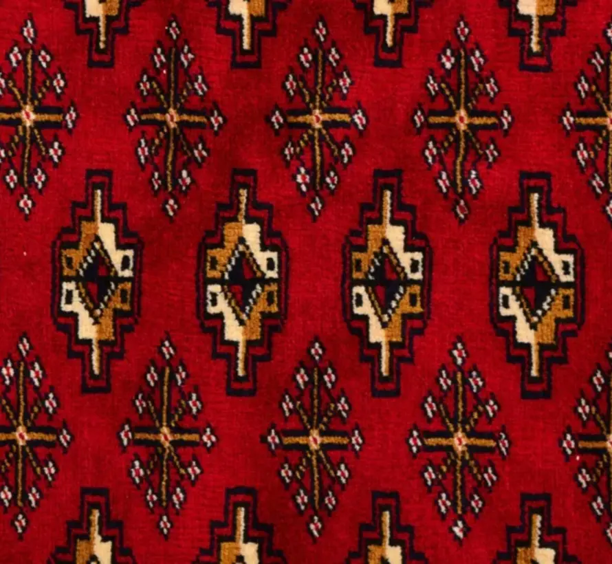 Persian Turkmen Handmade Carpet - Rug - 94 x 135cm