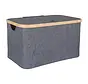 Bamboo Storage Basket - Dark Gray - House Nordic - 45 x 30 x 25cm