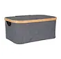 Panier de Rangement en Bambou - Gris Foncé - 38 x 26 x 16 cm - House Nordic