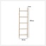Towel ladder with 5 steps - Height 170 cm - bamboo