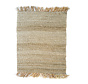 Het Raffia Fringed Tapijt - Naturel - 180x240