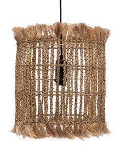 Bazar Bizar De Abaca Bird Cage Hanglamp - Naturel - M