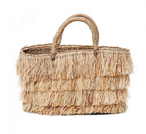 Bazar Bizar De Raffia Bahamas Mand - Naturel