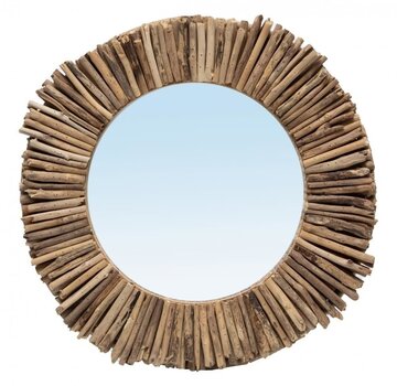 Bazar Bizar De Driftwood Halo Spiegel - Naturel - M