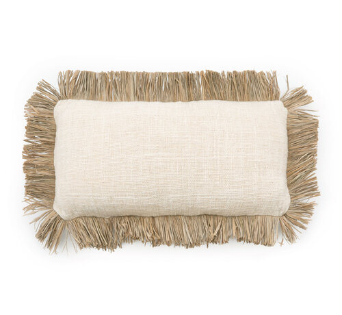 Bazar Bizar De Saint Tropez Kussenhoes - Naturel Wit - 30x50