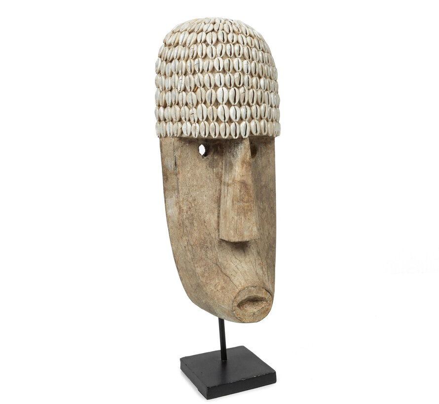 Het Cowrie Masker on Stand - Large