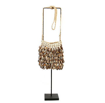 Bazar Bizar De Shell Purse op Stand - Decoratie