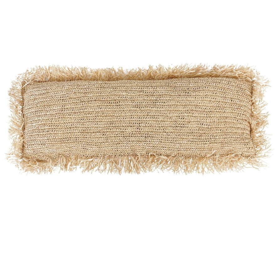 Het Raffia Kussen - Naturel - 35x100