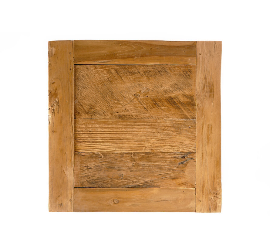 De Reclaimed Teak Bijzettafel - Naturel