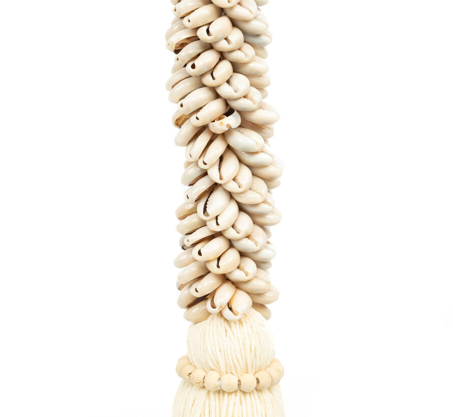 De Cowrie & Cotton Hangdecoratie - Naturel