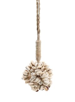 Bazar Bizar De Door Shell Cowrie Hangdecoratie - Naturel