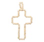 Wooden Cross Hanging Decoration - Natural