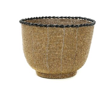 Bazar Bizar Beaded Candy Bowl - Bowl - Gold - M