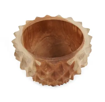 Bazar Bizar Teak Root Durian Bowl - S