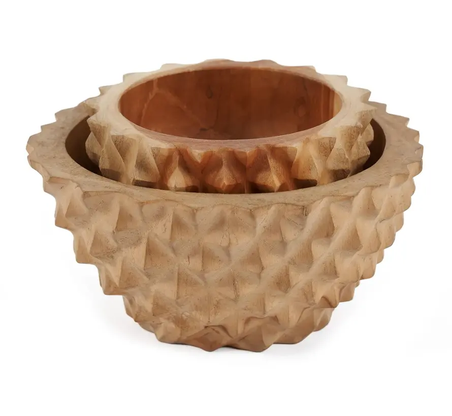 Teak Root Durian Bowl - S