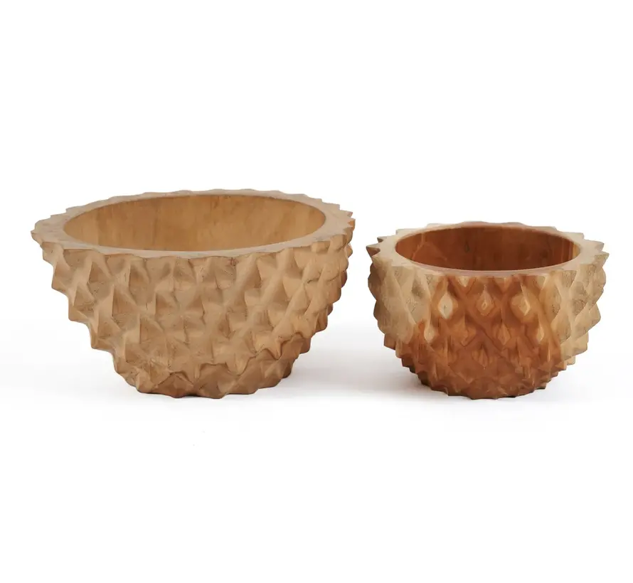 Teak Root Durian Bowl - M