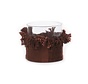 Oh My Gee Candle Holder - Bordeaux Velvet - XL