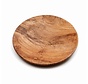 Teak Root Round Plate - M