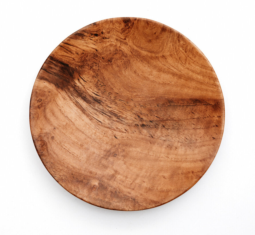 Teak Root Rond Bord - L