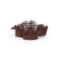 Oh My Gee Candle Holder - Bordeaux Velvet - S
