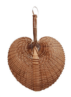 Bazar Bizar Rattan Fan - Natural