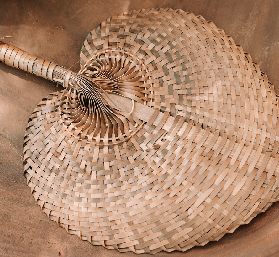 Rattan Fan - Natural