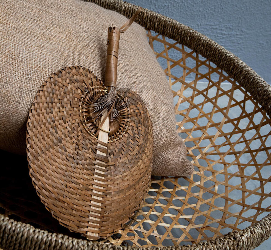 Rattan Fan - Natural