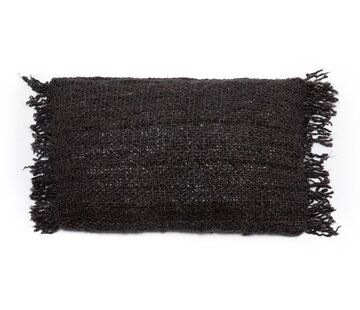 Bazar Bizar Housse de Coussin Oh My Gee - Noir Marine - 30 x 50 cm