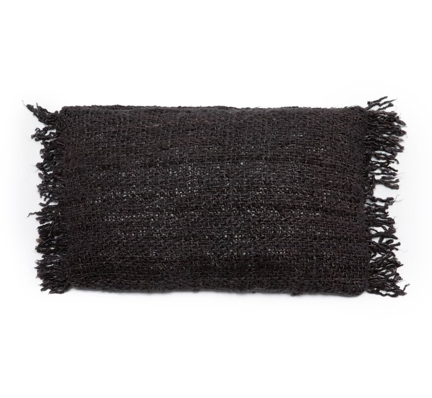 Housse de Coussin Oh My Gee - Noir Marine - 30 x 50 cm