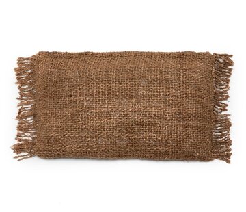 Bazar Bizar Housse de Coussin Oh My Gee - Marron - 30 x 50 cm