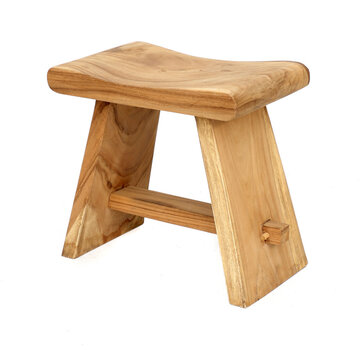 Bazar Bizar Suar Chair - Stool - Natural - 50 x 47cm