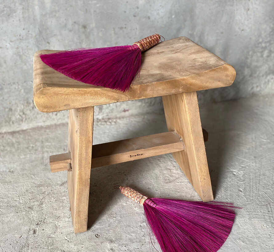 Suar Chair - Stool - Natural - 50 x 47cm